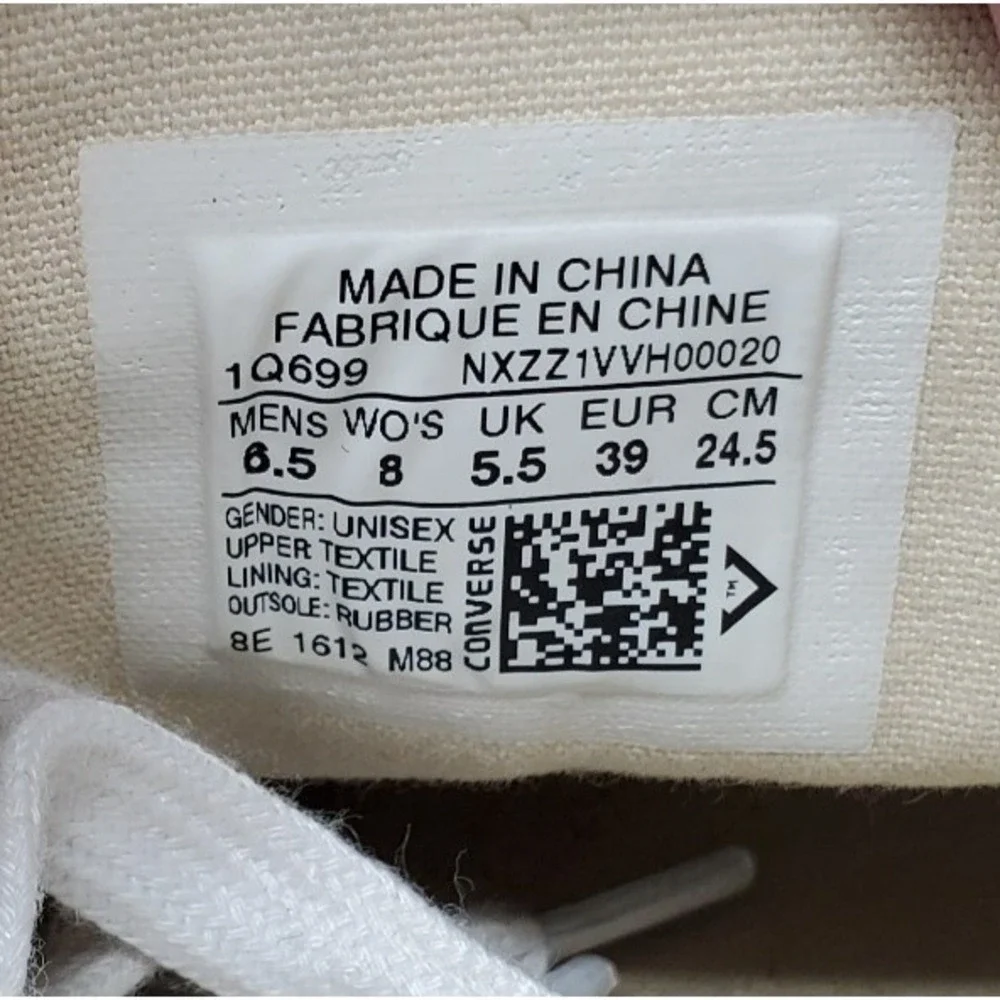 Converse Jack Purcell Shoes Womens 8 Black Lace Up Low Retro Sneaker - Picture 12 of 13